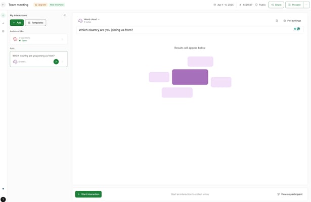 Slido provides live audience engagement with some gamification-driven quizzes.