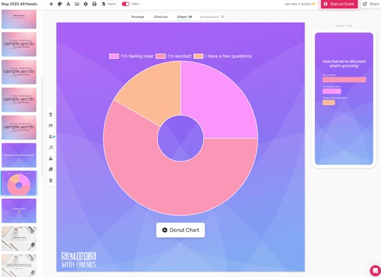 Slides With Friends has great presentation interactivity features