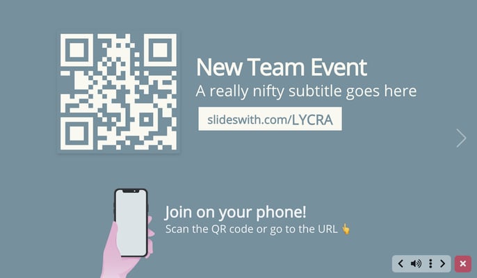Slides With Friends seamless presentation engagement join screen