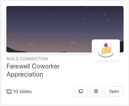 Want to say goodbye to your colleague in an original way?