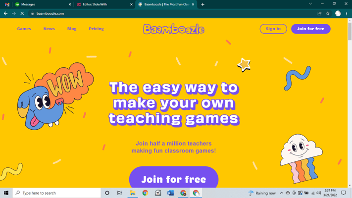 Any websites that can create games for free like wordwall? : r